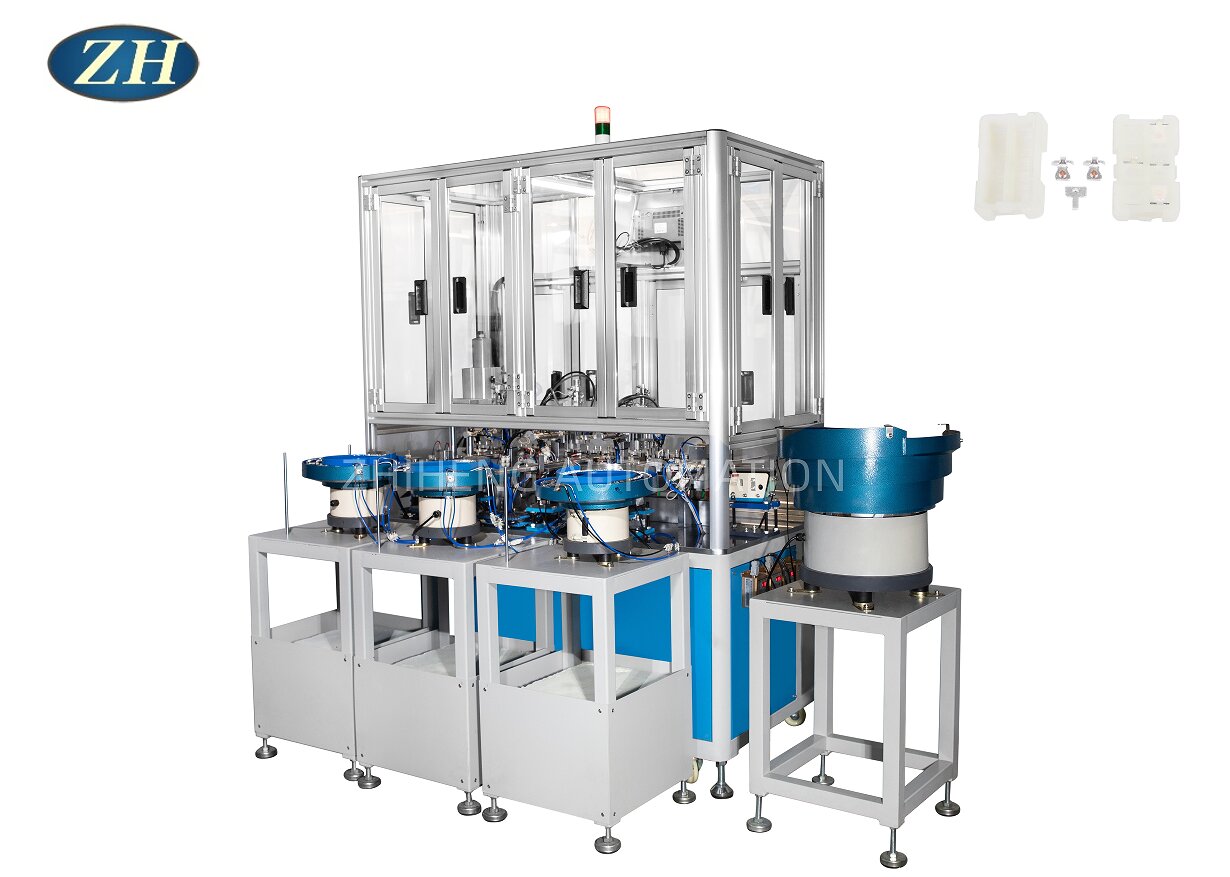 Ajustement automatique de la machine d’assemblage d’inserts