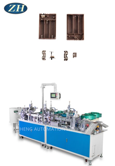 Alimentation automatique de machine d'Assemblée de boîte de batterie pour trois batteries