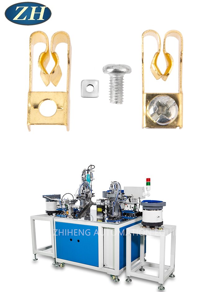 Machine automatique de soudage et de rivetage par collision